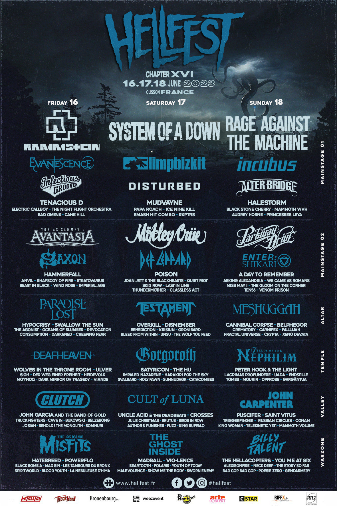 Fake Poster Hellfest 2023 #1 by Maxrevan