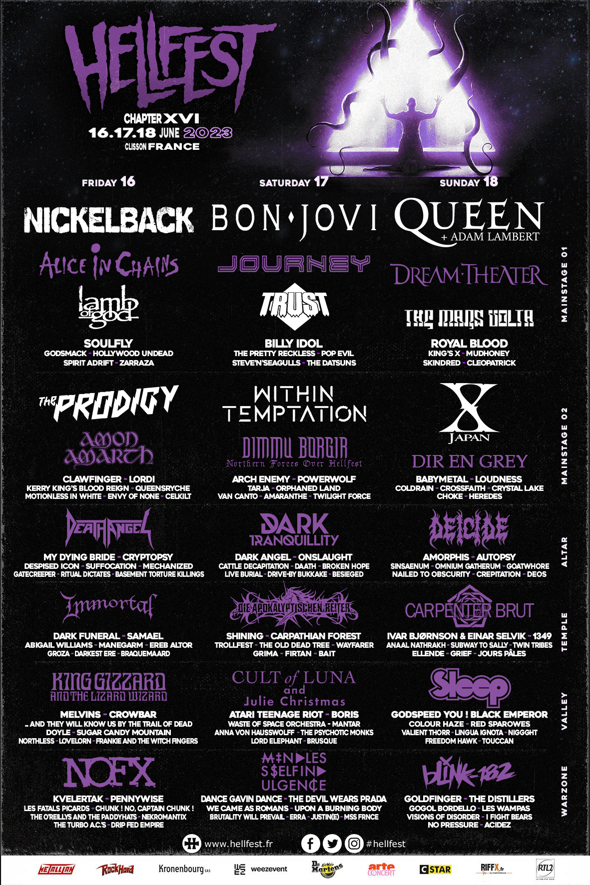 Fake Poster Hellfest 2023 #3 by Maxrevan