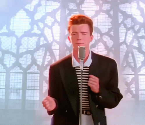 Rick Astley Never Gonna Give You Up GIF - Rick Astley Never ...